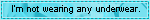  not wearing any underwear